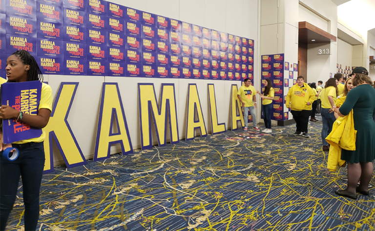 Kamala Harris aims high in Iowa