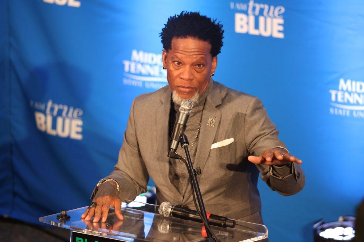 Comic D.L. Hughley Visits MTSU to Honor Black History Month Celebrations