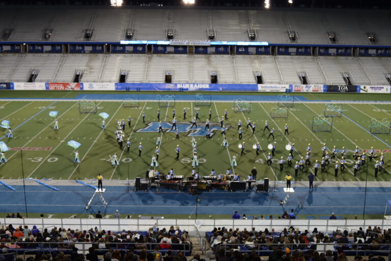 Band of Blue Hosts 59th Annual Contest of Champions for High Schools in the Region