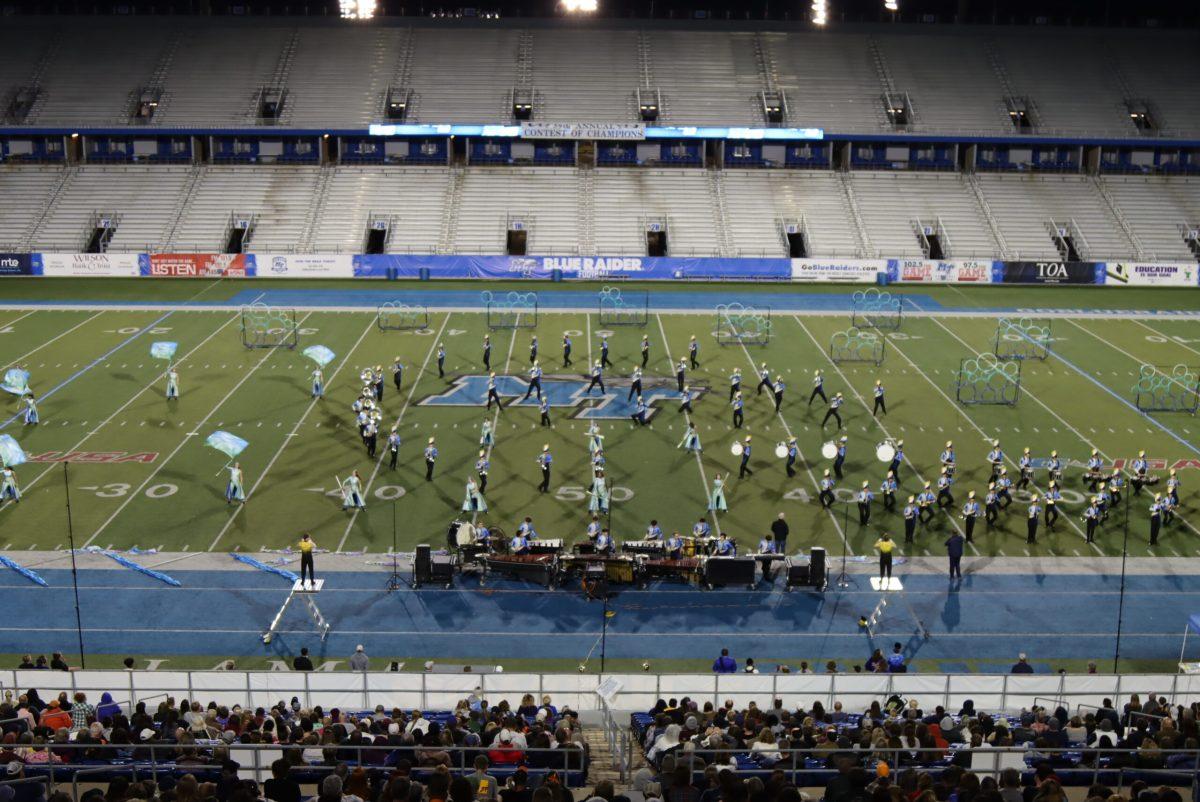 Brentwood High School during finals performance show titled 'Submerged'.