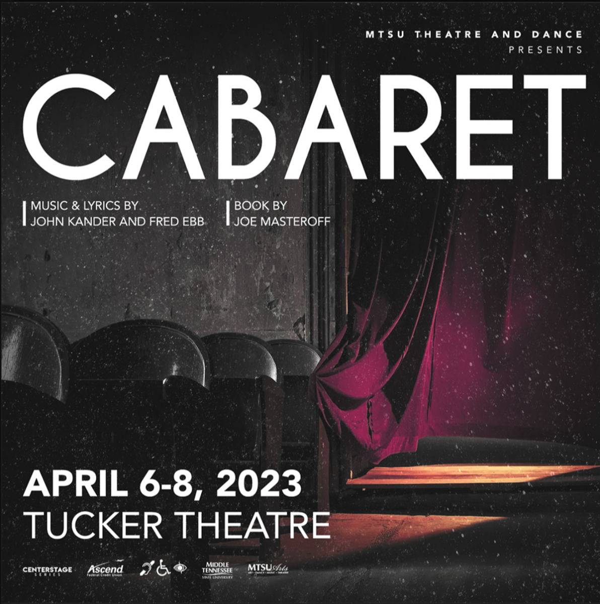 Promotional Image for "Cabaret" (Courtesy of MTSU Theatre and Dance)