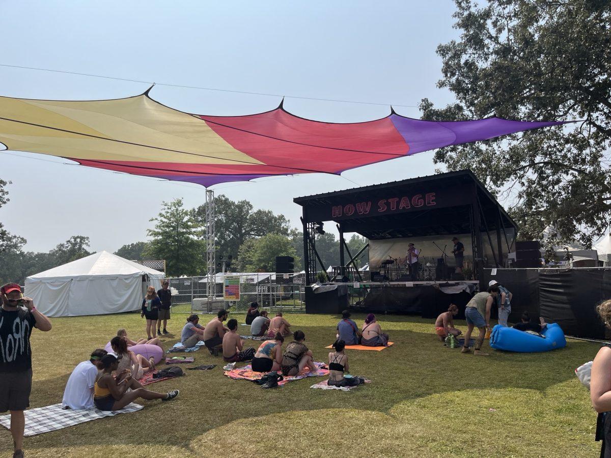 Planet Roo houses Bonnaroo's only solar-powered How Stage.