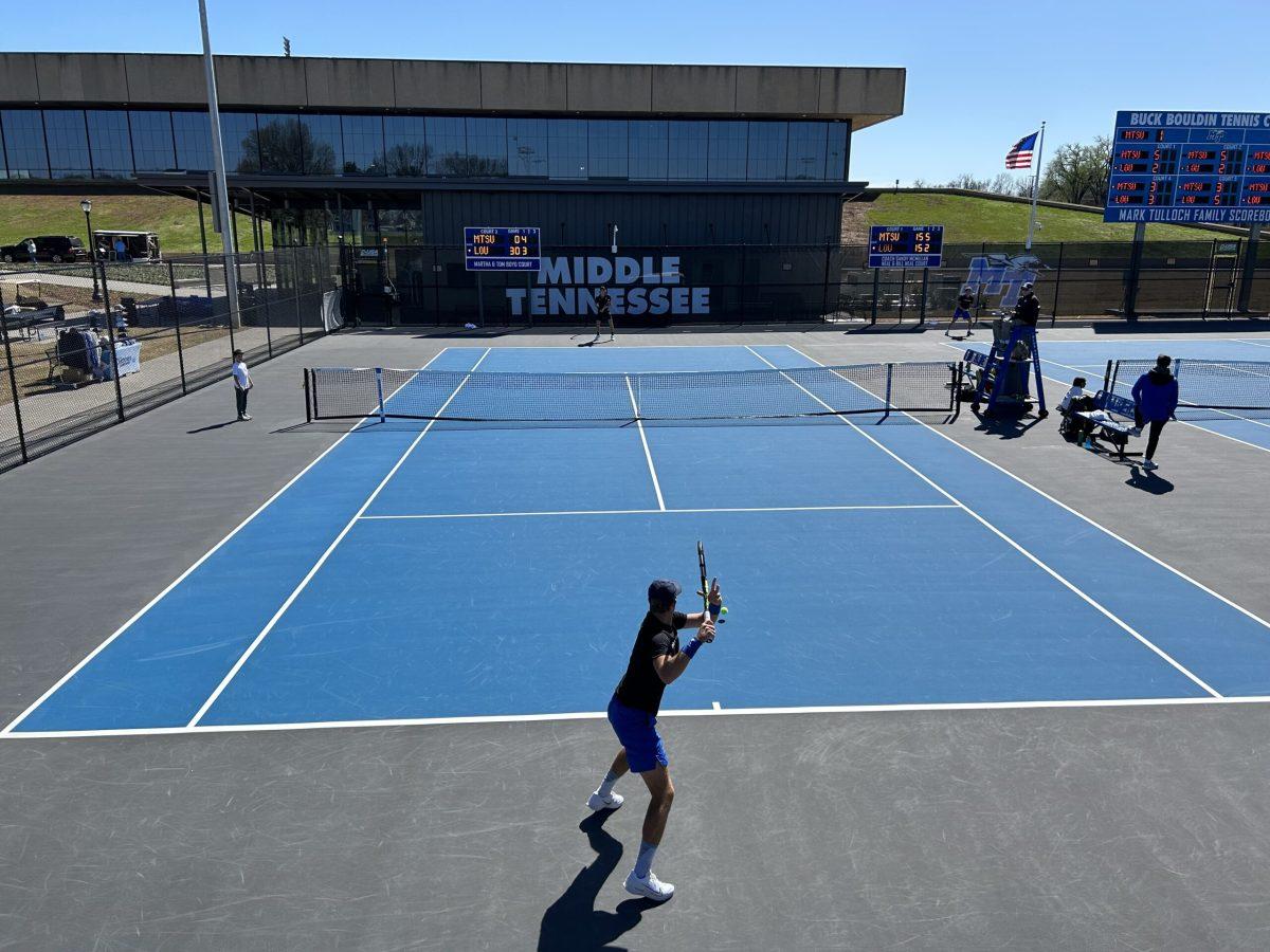 MTSU men's tennis blanks Louisville and Tennessee Tech