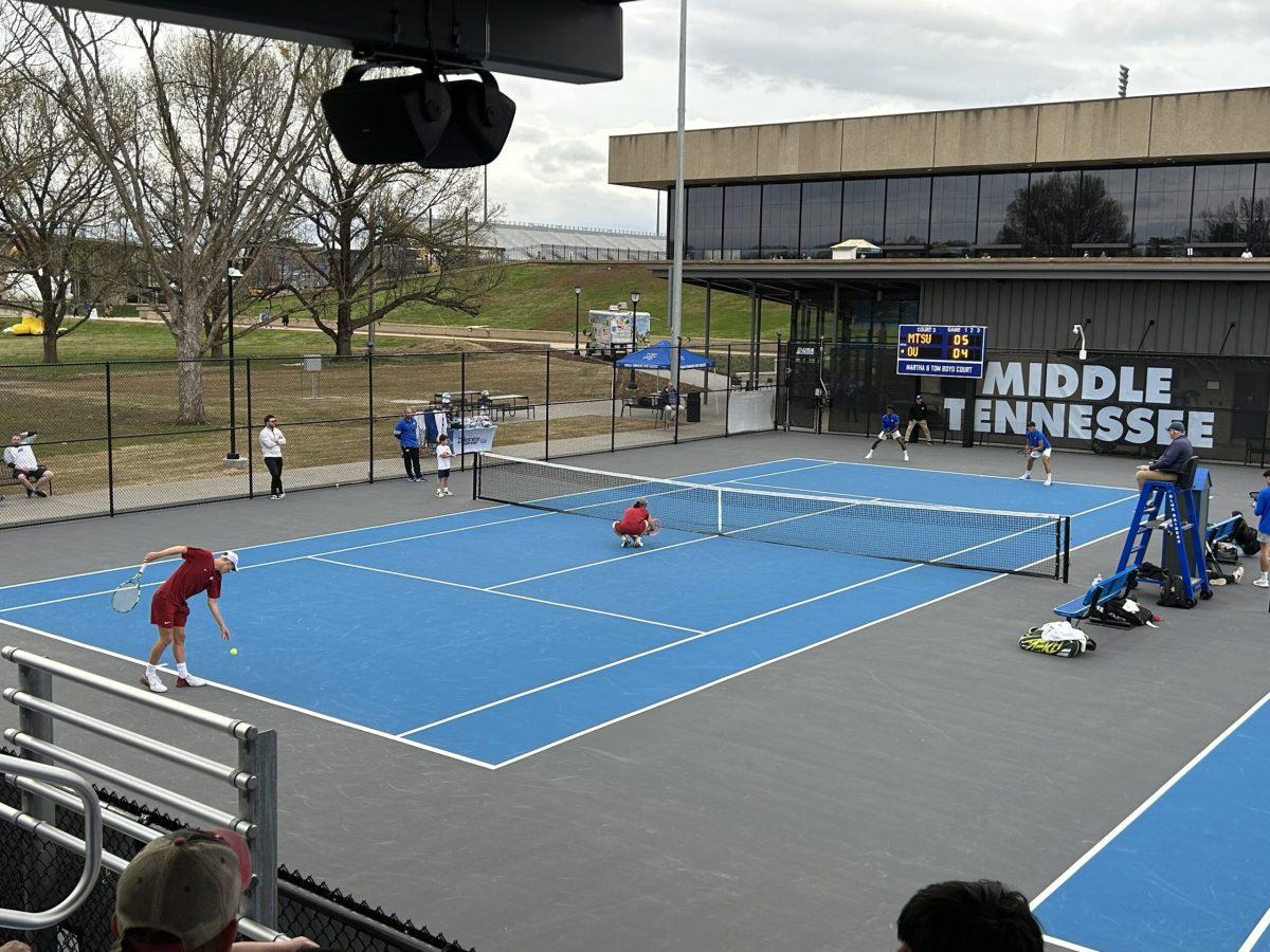 Missed opportunities plague MTSU men's tennis against Oklahoma