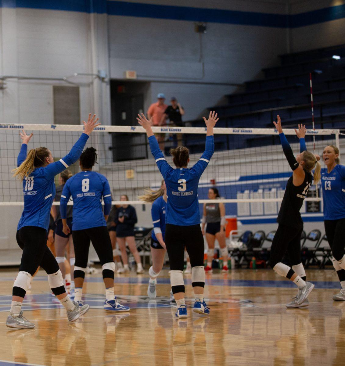 MTSU volleyball v. Belmont photo gallery