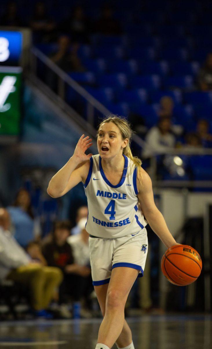 Savannah Wheeler dribbles the ball. (Photo by Preston Todd) 