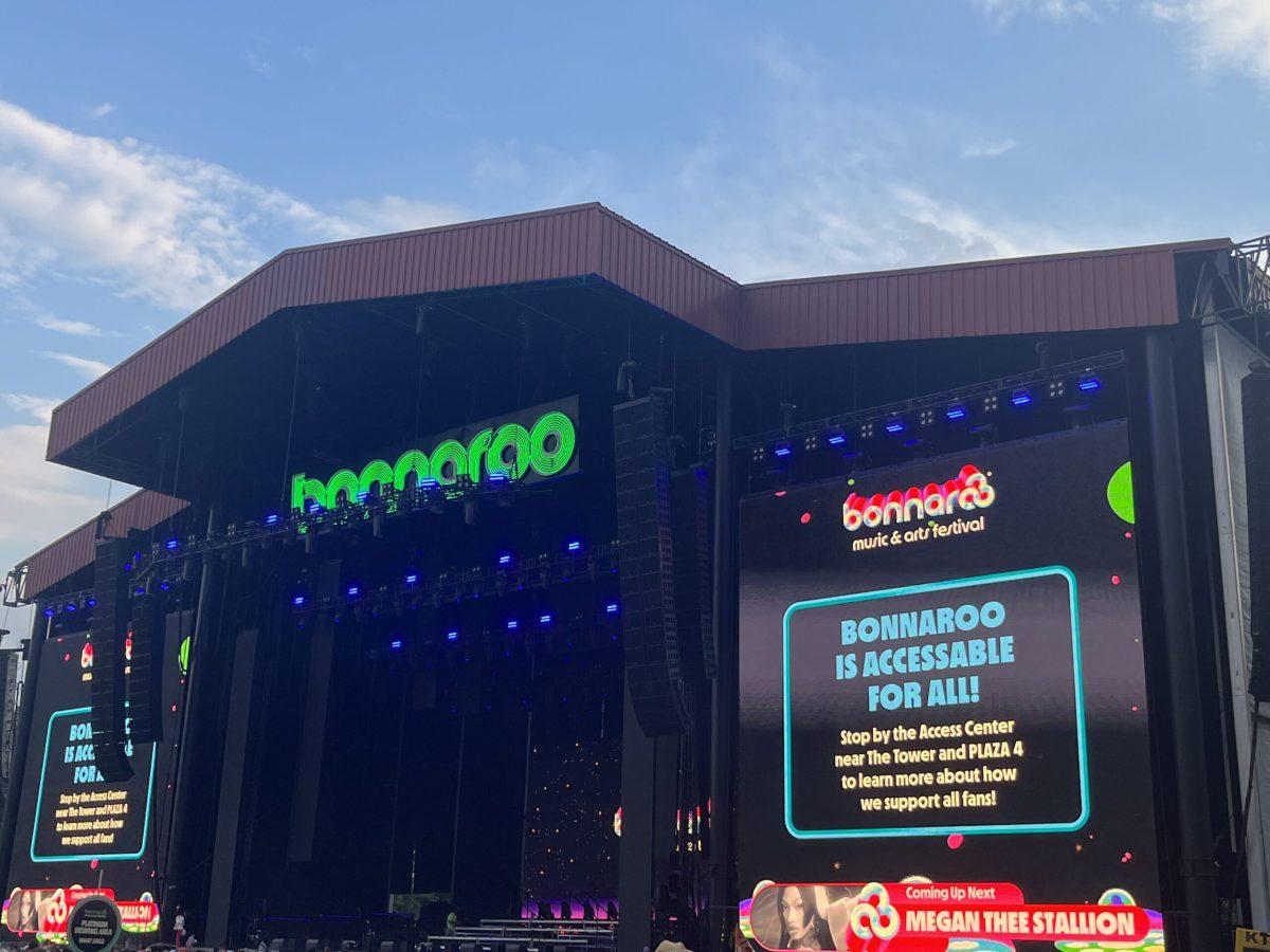 The What Stage at Bonnaroo Music & Arts Festival in Manchester, Tennessee, promotes accessibility for all on June 16, 2024. (Photo by Emma Burden/MTSU Seigenthaler News Service.)