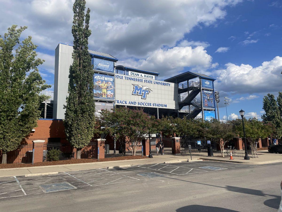 Dean A. Hayes Track and Soccer Stadium ahead of MTSU soccer's first regular season contest