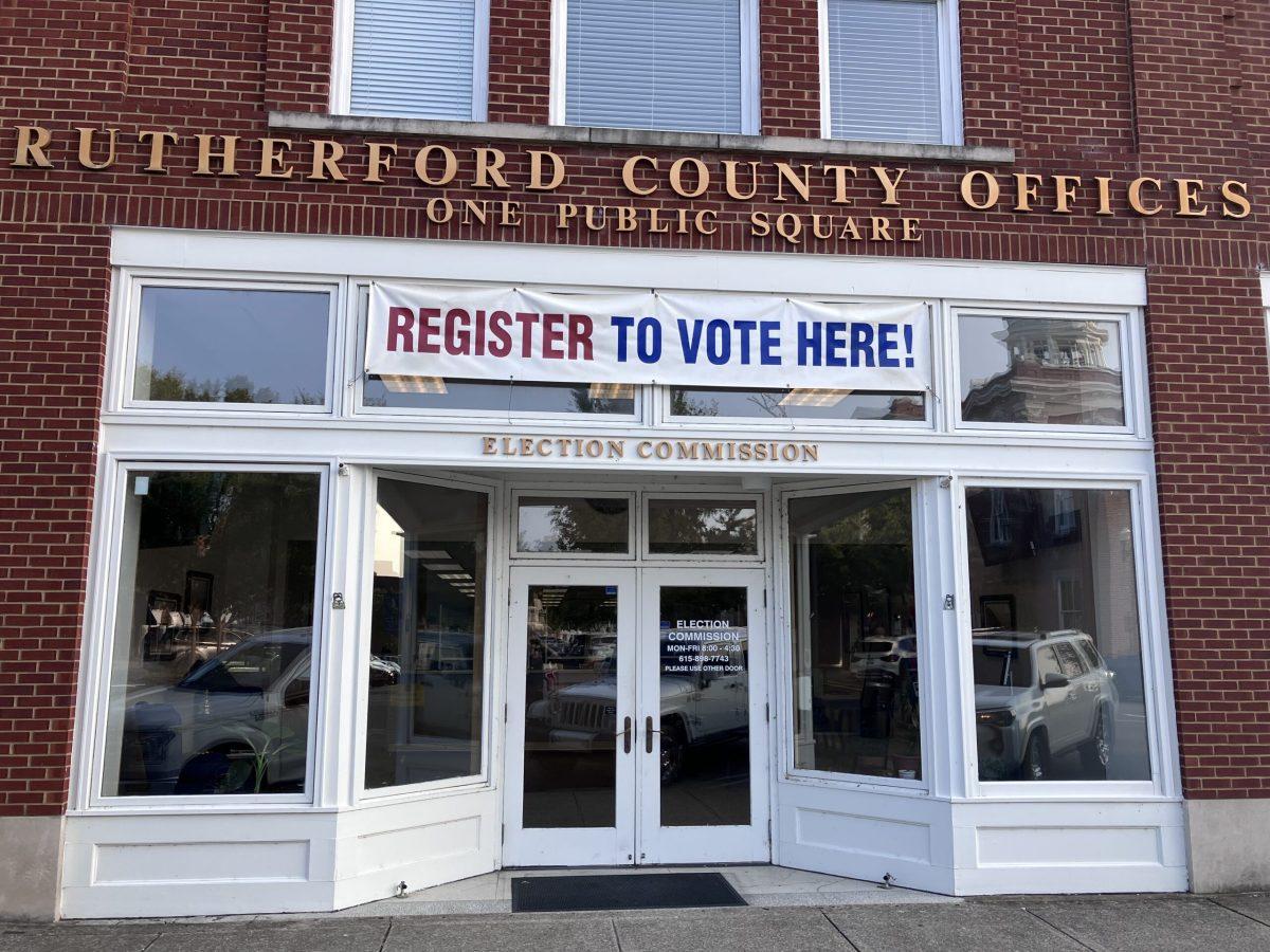 The Rutherford County Election Commission building is located in Murfreesboro, Tennessee. (Photo by Jackson Thomas)