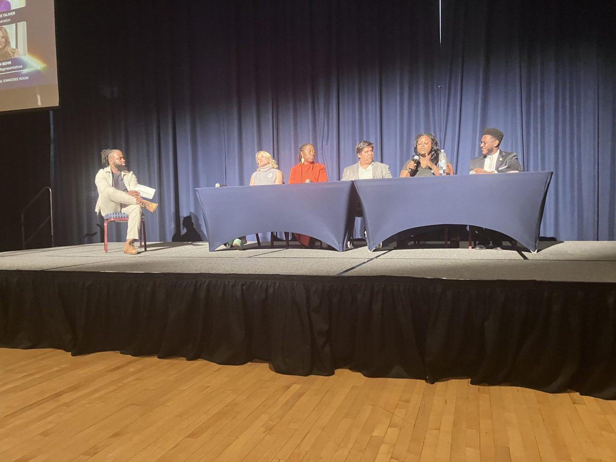 MTSU College Democrats held a civic engagement panel made up of political activists and Tennessee elected officials at MTSU on Sept. 16. (Photo by Jackson Thomas)