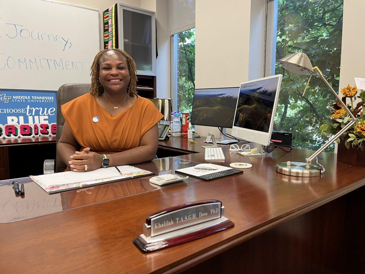 Khalilah Doss became the new Vice President of Student Affairs July 15 after an extensive interview process. (Photo by Jenene Grover)