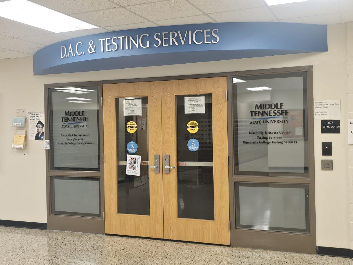 MTSU's Disability Access Center is located in the Keathley University Center in room 107. (Photo by DeAsia Powell)