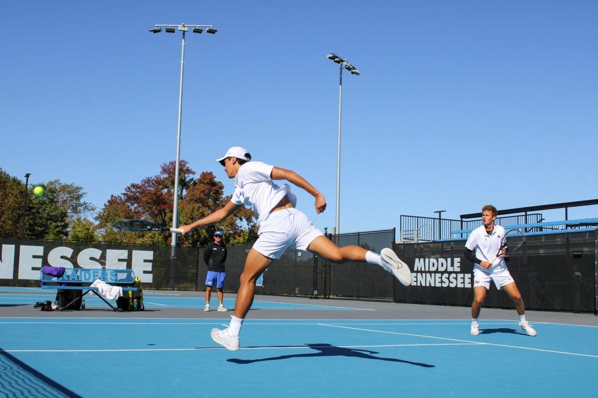 Shu Matsuoka and Rostislav Halfinger in the Buck Boulding Classic, 10-20-2024. (Photo by Vanessa Hamel)