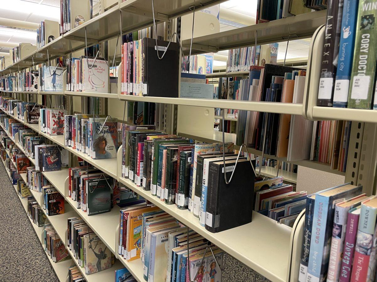 The Curriculum Collection at MTSU's James E. Walker Library contains many juvenile and young adult titles that can no longer be found in Rutherford County school libraries. (Photo by Shauna Reynolds)