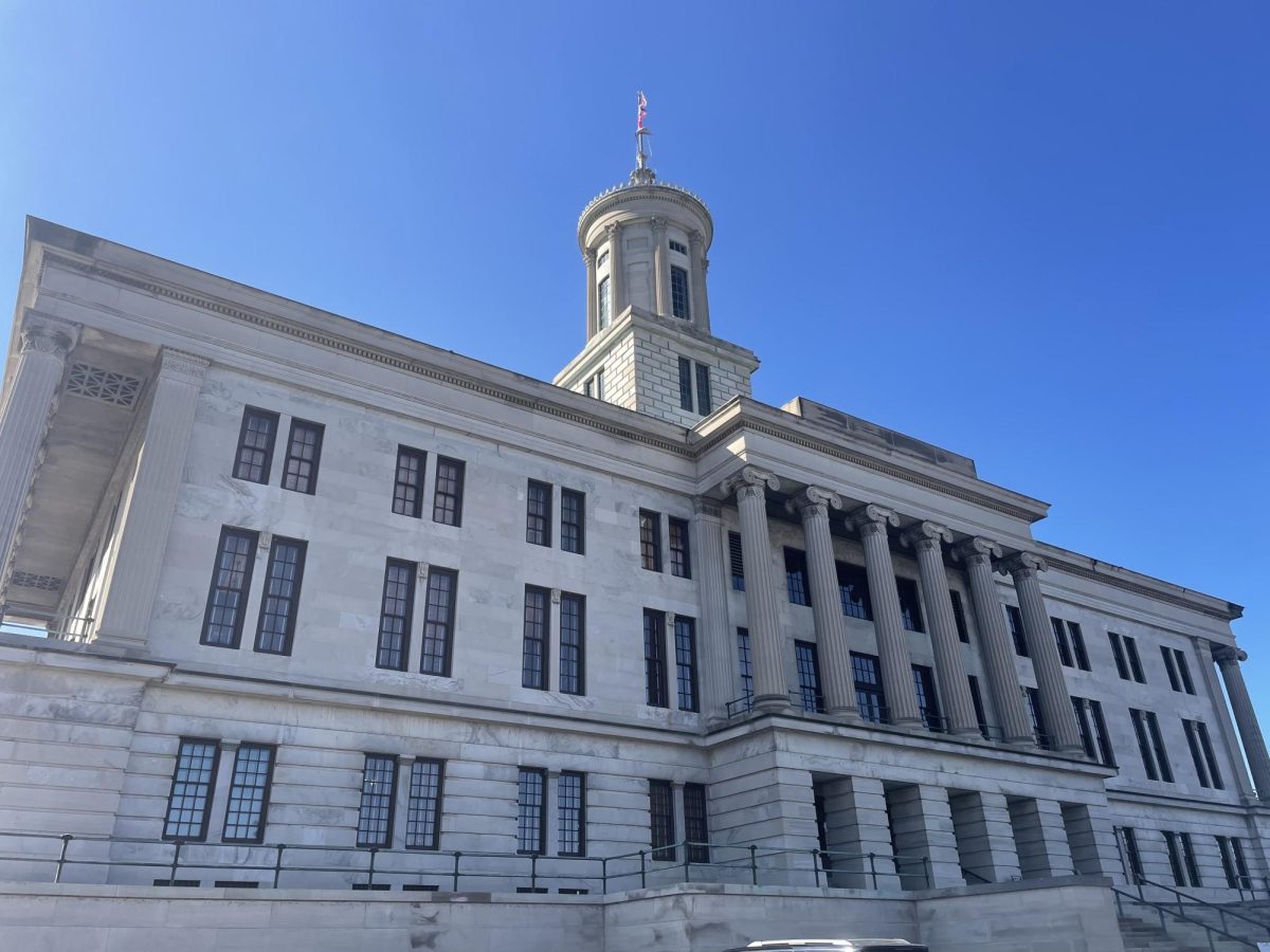 The Tennessee State Capitol is located in Nashville, Tennessee.