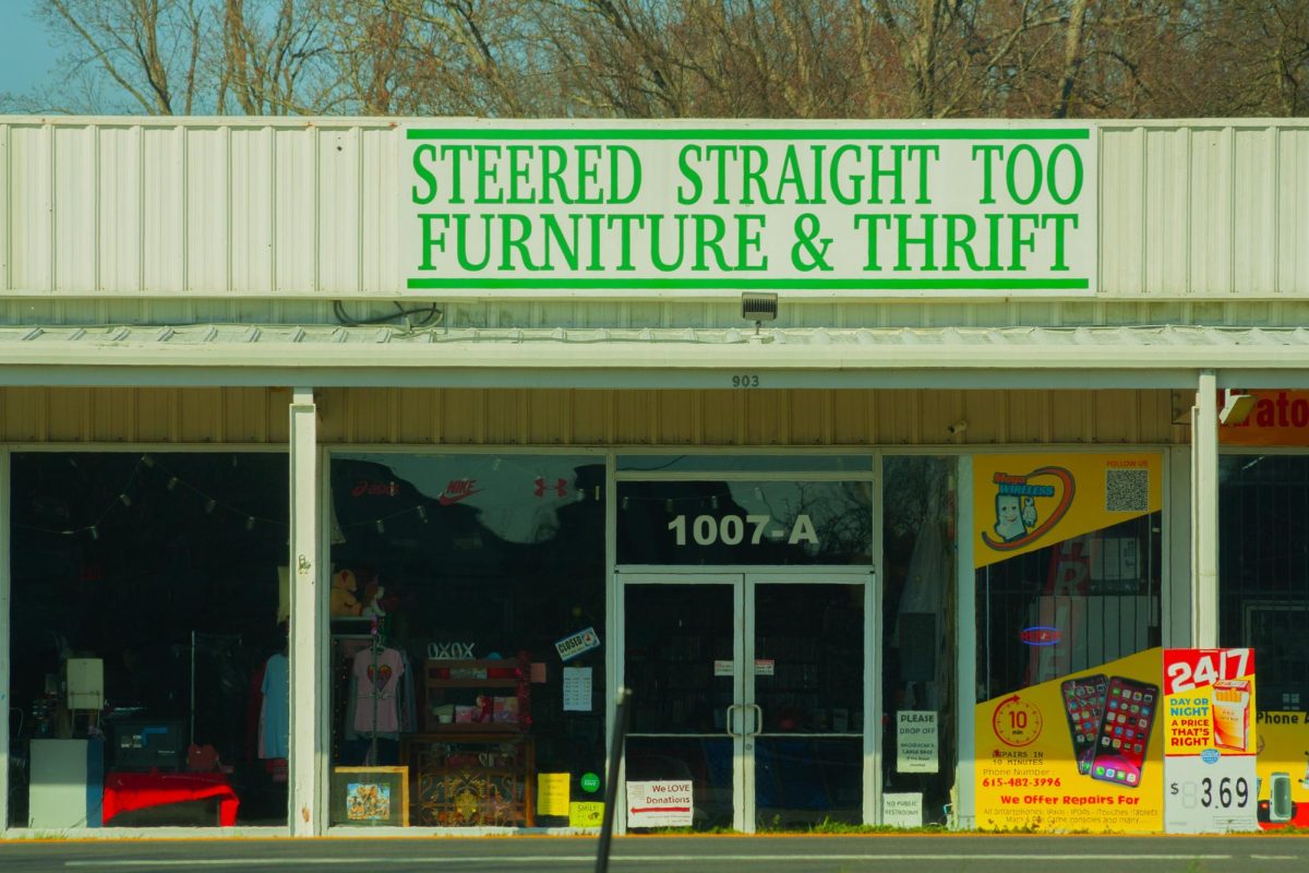 Steered Straight Too waits for customers in Murfreesboro, Tennessee on Feb. 17, 2025.