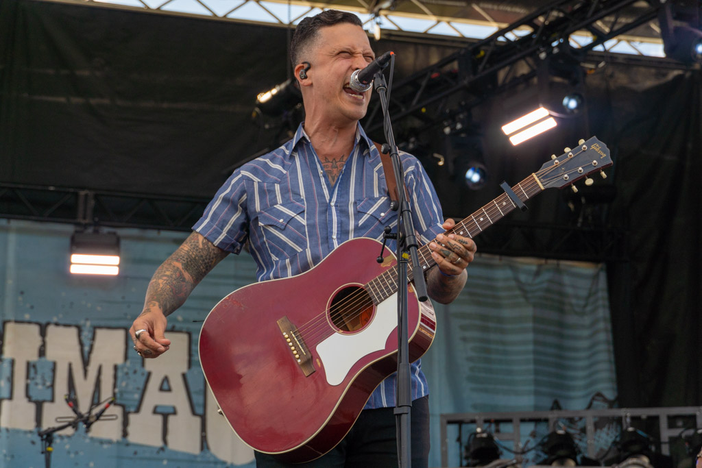 American Aquarium’s BJ Barham performs on the Gold Record Road
Stage as Pilgrimage Music & Cultural Festival on Saturday, Sept. 27, 2025