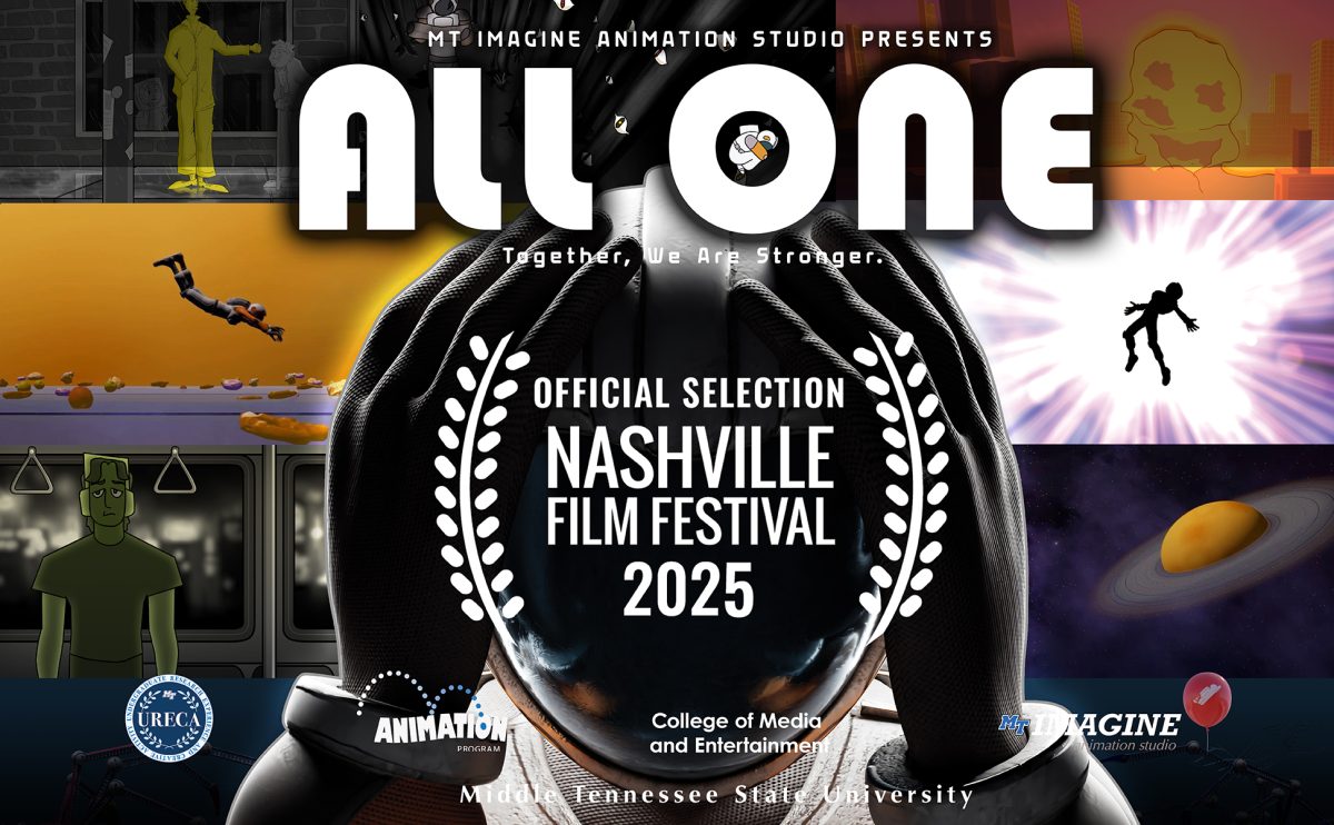 MT IMAGINE Studio's "All One" film festival poster (Image courtesy of MTSU Media Arts)