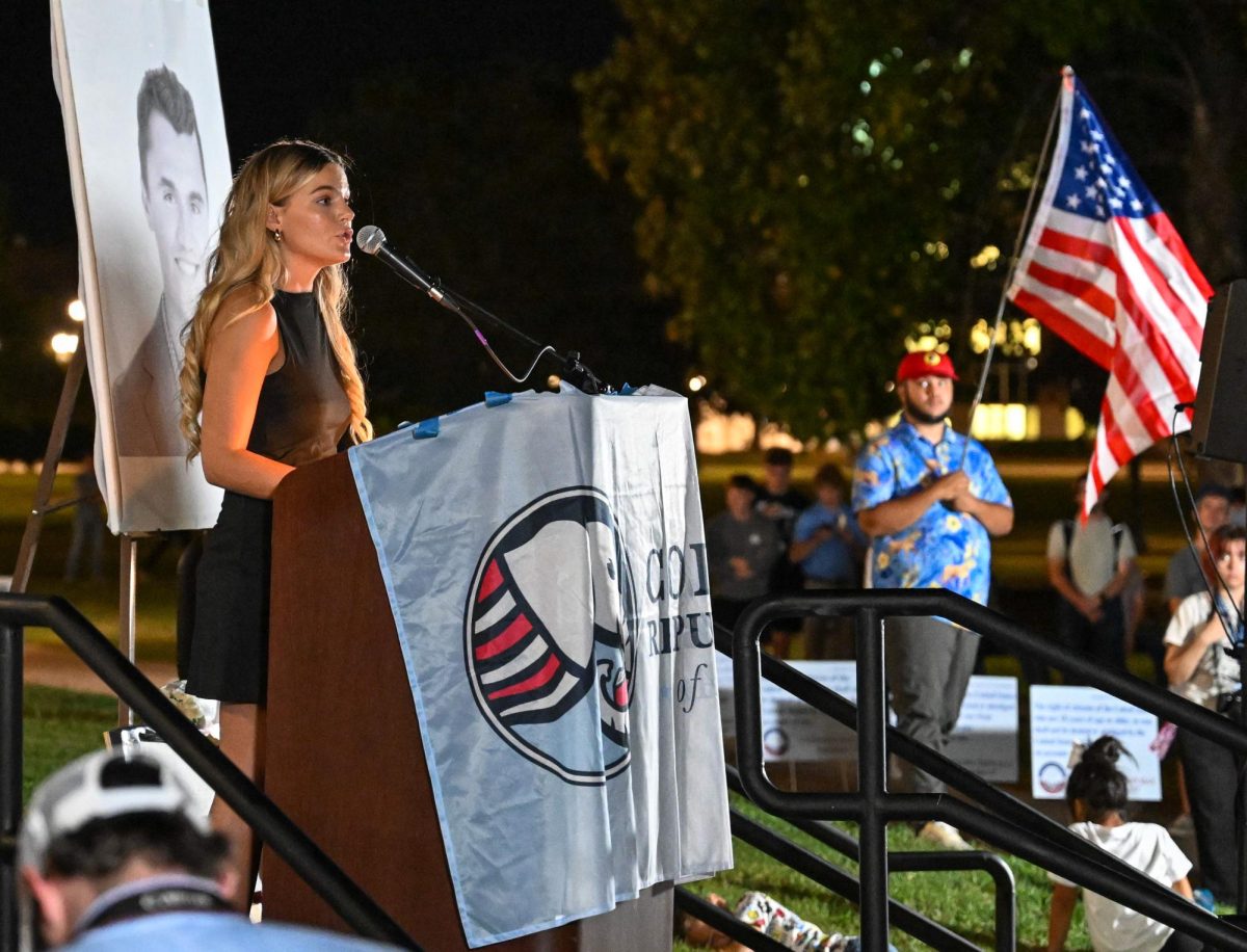 MTSU Turning Point USA and the College Republicans held a vigil for Charlie Kirk on Wednesday.
