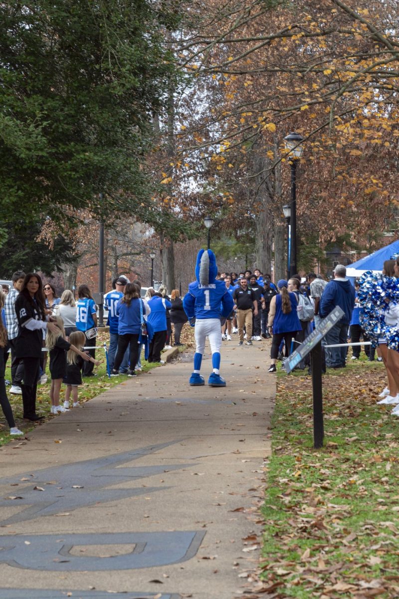MTSU's football team during the last Raider Walk of the season at Walnut Grove on Nov. 22, 2025. 