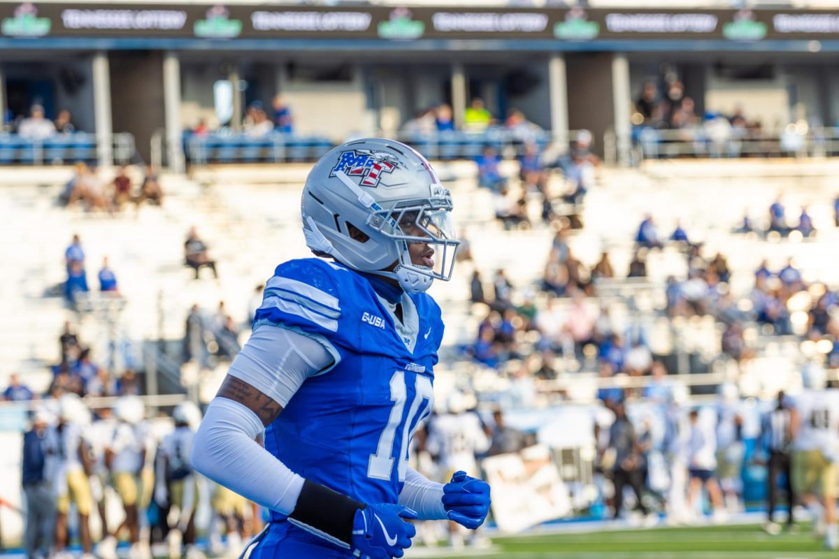 The best photos from the Blue Raiders' 56-30 loss to the Panthers.