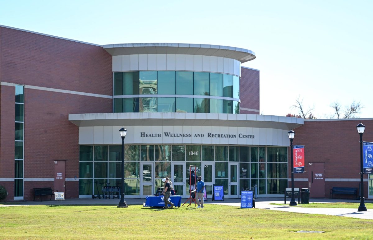The MTSU Health Wellness and Recreation Center on Nov. 5, 2025.