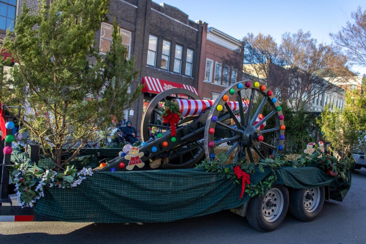 Christmas Parade floats on Dec. 14, 2025