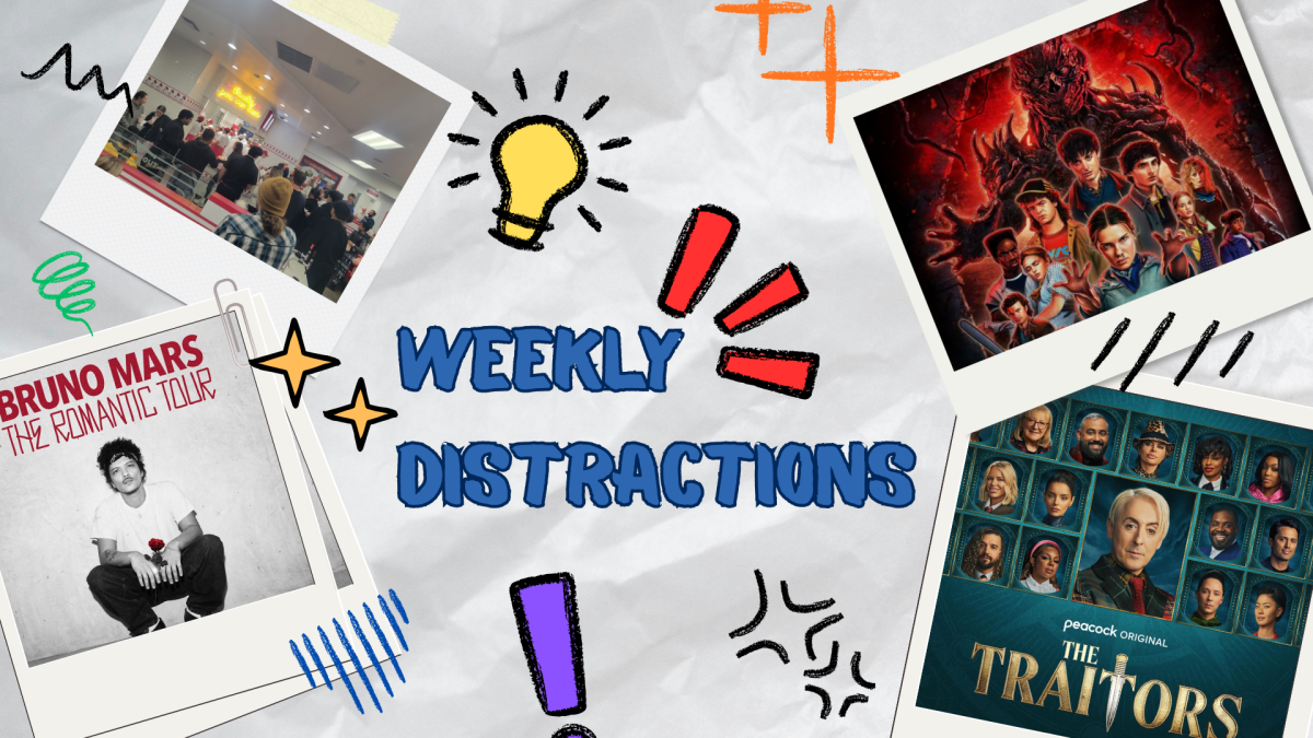 Weekly distraction collage made by Jaeda Jackson.