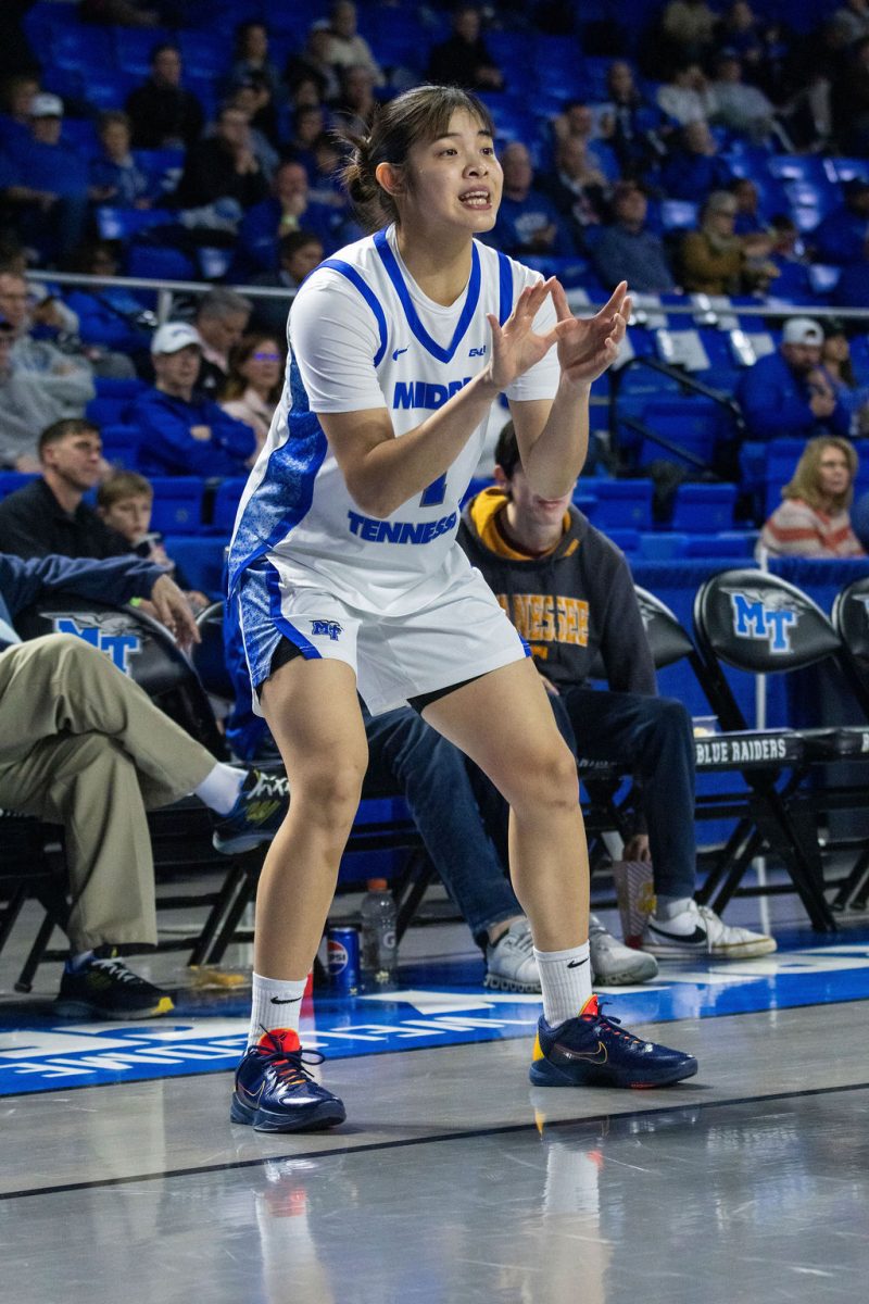 Yu Han Lin calls out for a pass in Murfreesboro, Tennessee, on February 13, 2026 

￼ 

 