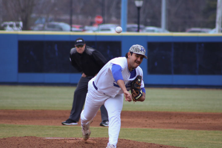 MTSU pitcher, Abel Albarran, facing off against the Bellarmine Knights at the Reese Smith Jr. Field on Feb. 14, 2026.