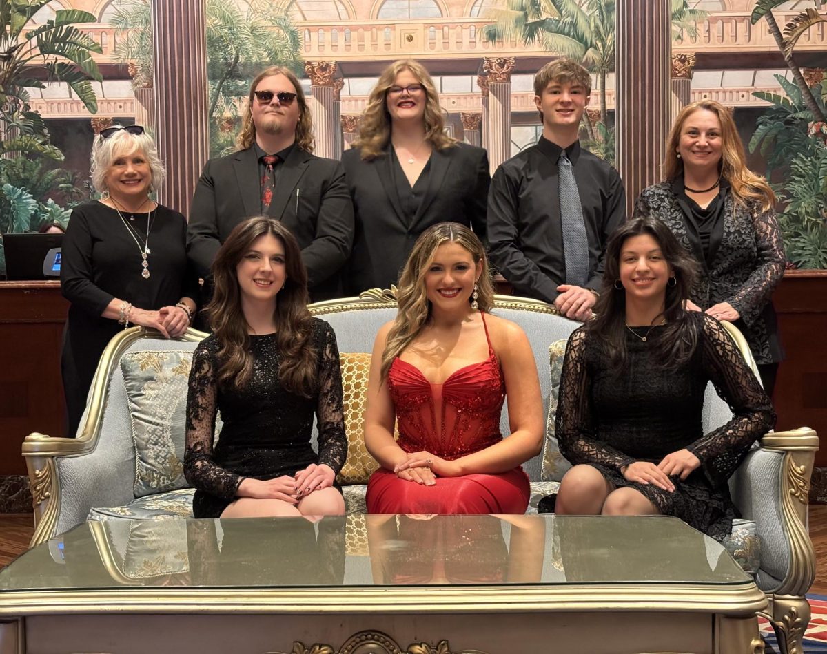 Students and faculty at the Grammys on Feb. 1, 2026.