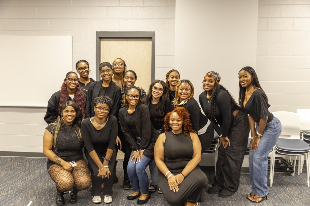 Members of S.W.E.E.T. Melanin gather during the Seat at the Table Black History event on Feb. 10, 2026.