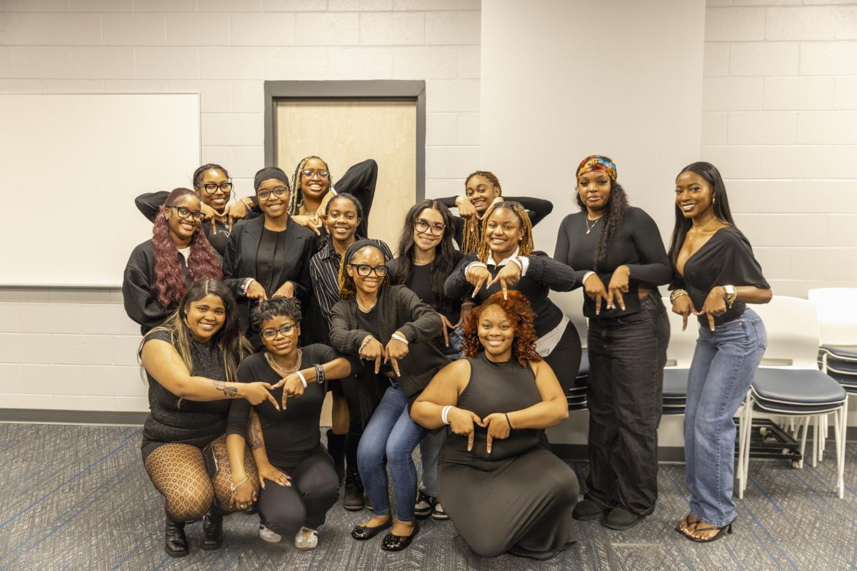 Members of S.W.E.E.T. Melanin gather during the Seat at the Table Black History event on Feb. 10, 2026.