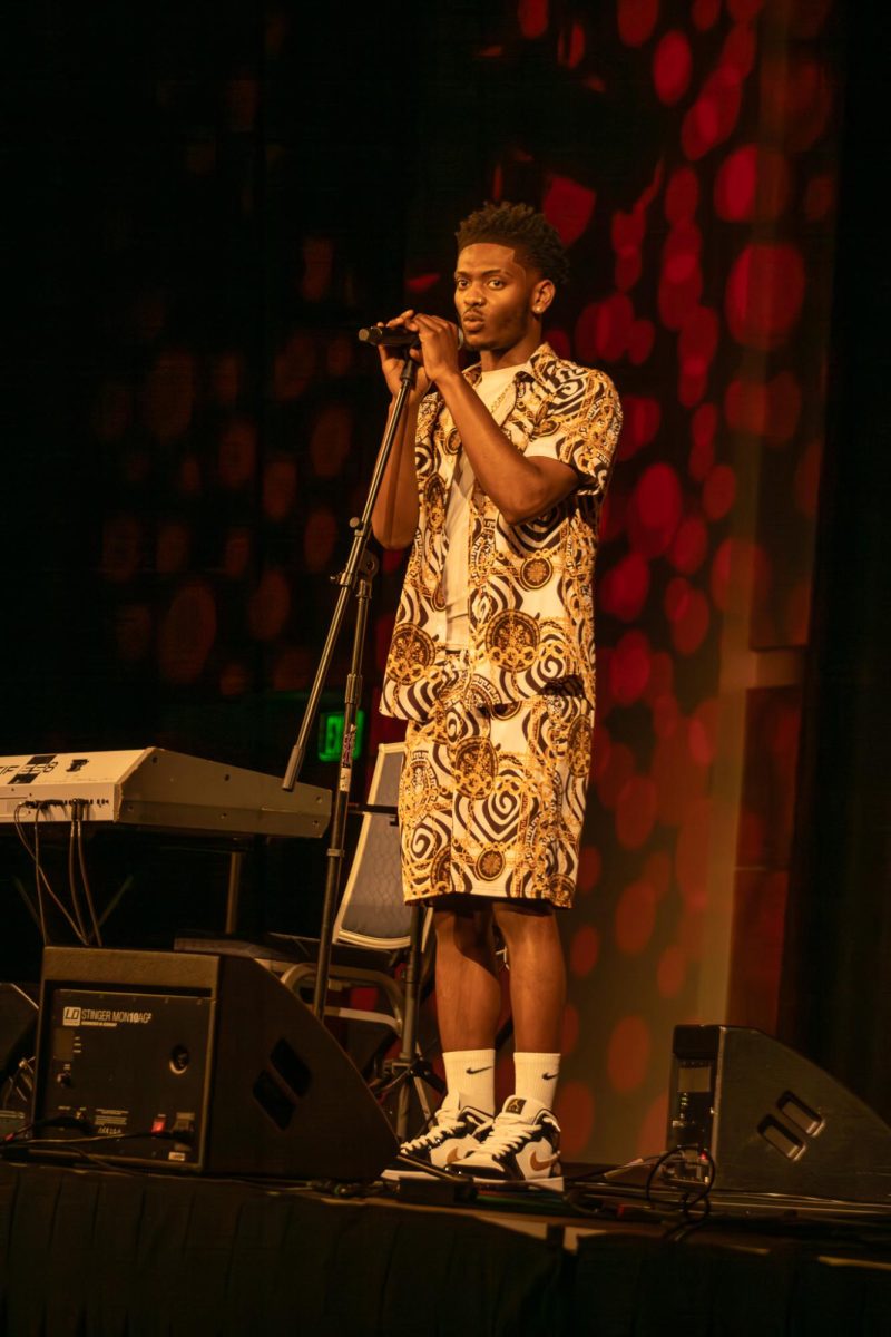 Jeremiah singing during the competition at Showtime at the Apollo at Middle
Tennessee State University on Feb. 20, 2026.