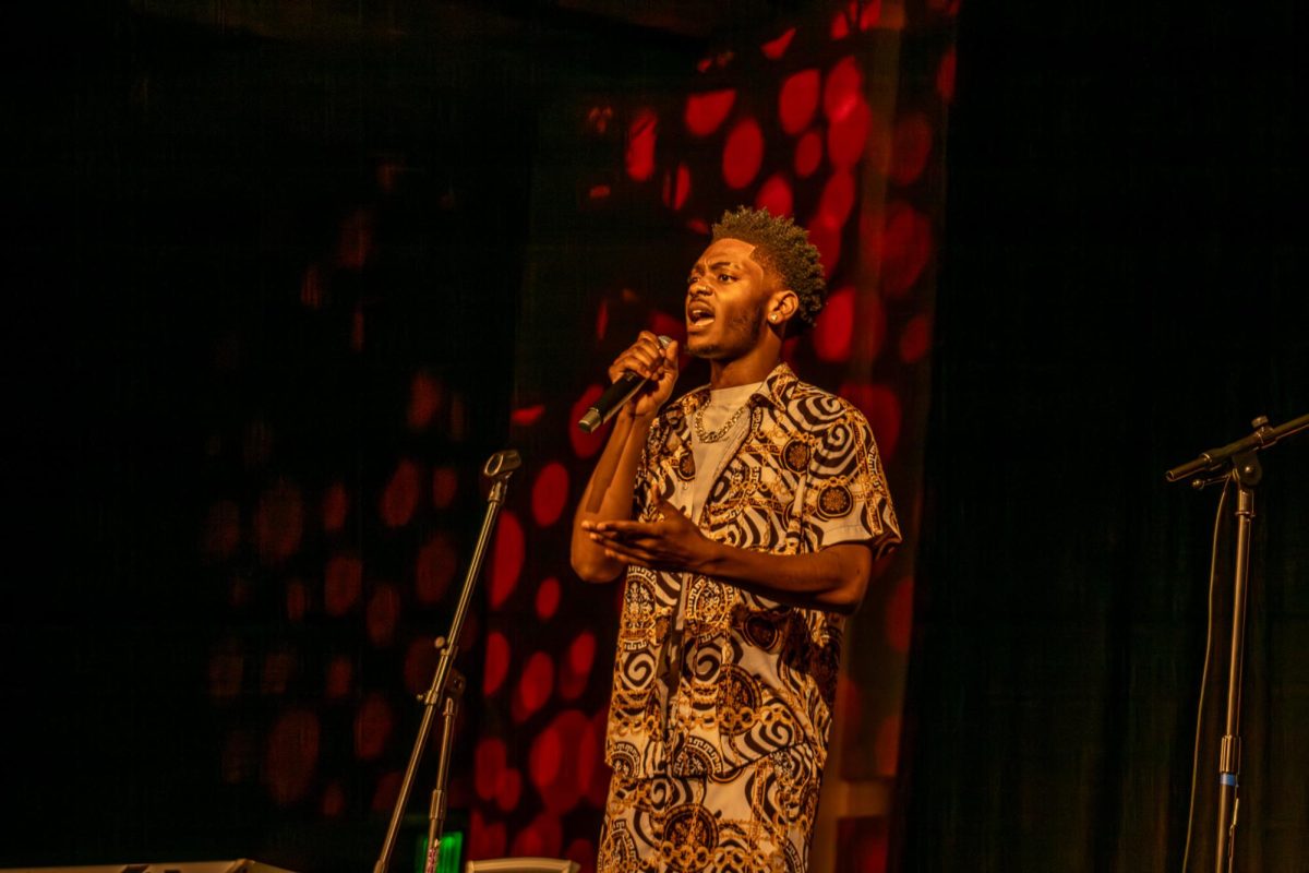 Jeremiah singing during the competition at Showtime at the Apollo at Middle
Tennessee State University on Feb. 20, 2026.