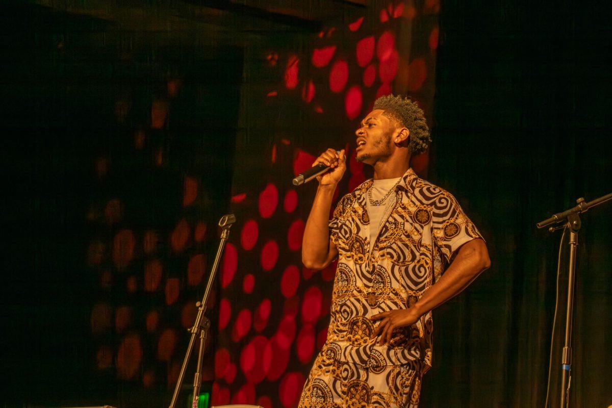 Jeremiah singing during the competition at Showtime at the Apollo at Middle
Tennessee State University on Feb. 20, 2026.