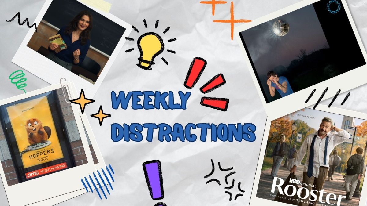 Weekly Distractions collage for the March 16, 2026 edition.
