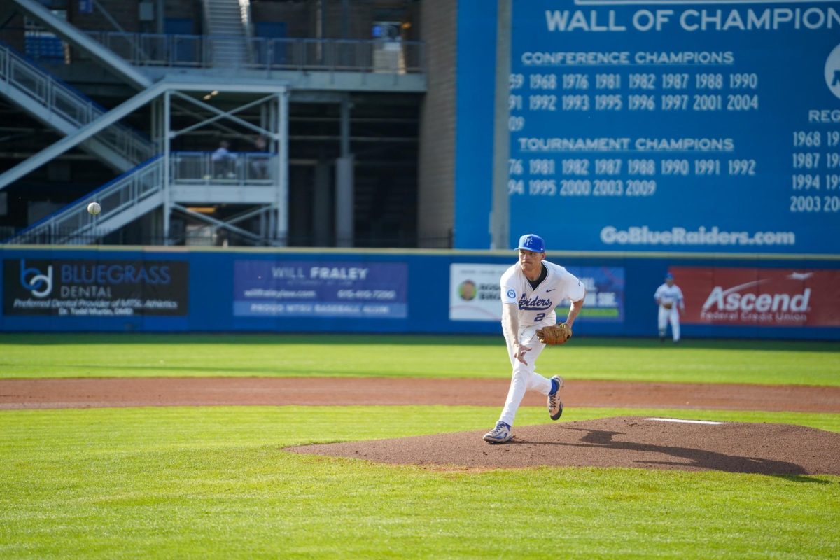 Check out the best photos from the Blue Raiders run-rule win over the Colonels and first Conference USA series win over the Owls. 