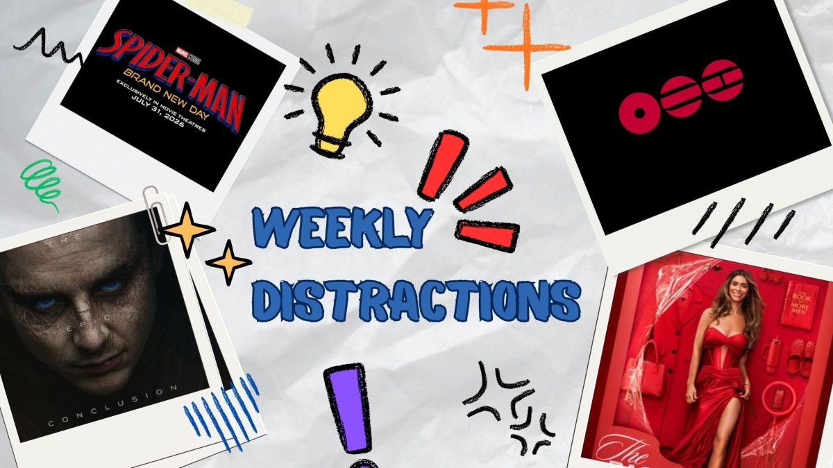 Weekly Distractions graphic. 