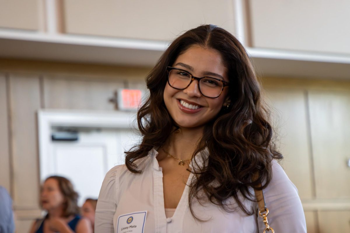 MTSU Sidelines marketing manager Linsey Mata during the MTSU Sidelines 100 Years Celebration at Riverside Revival in Nashville, Tennessee, on April 9, 2026. 