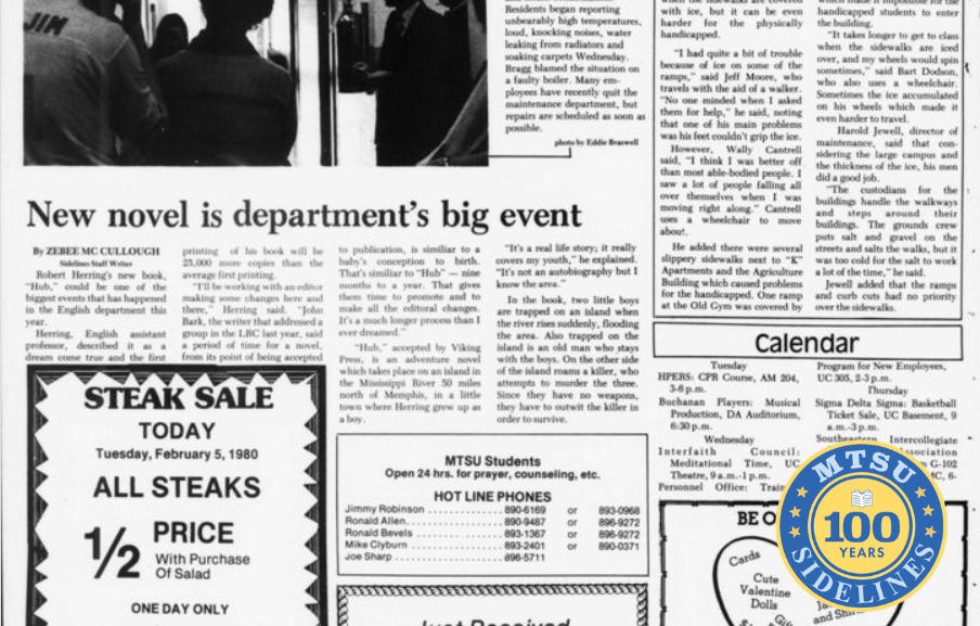 Sidelines, Feb. 5, 1980.