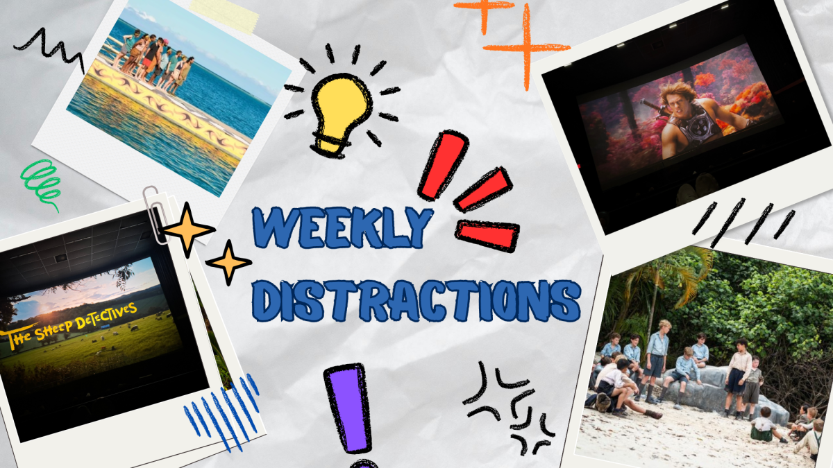 Weekly distractions graphic.