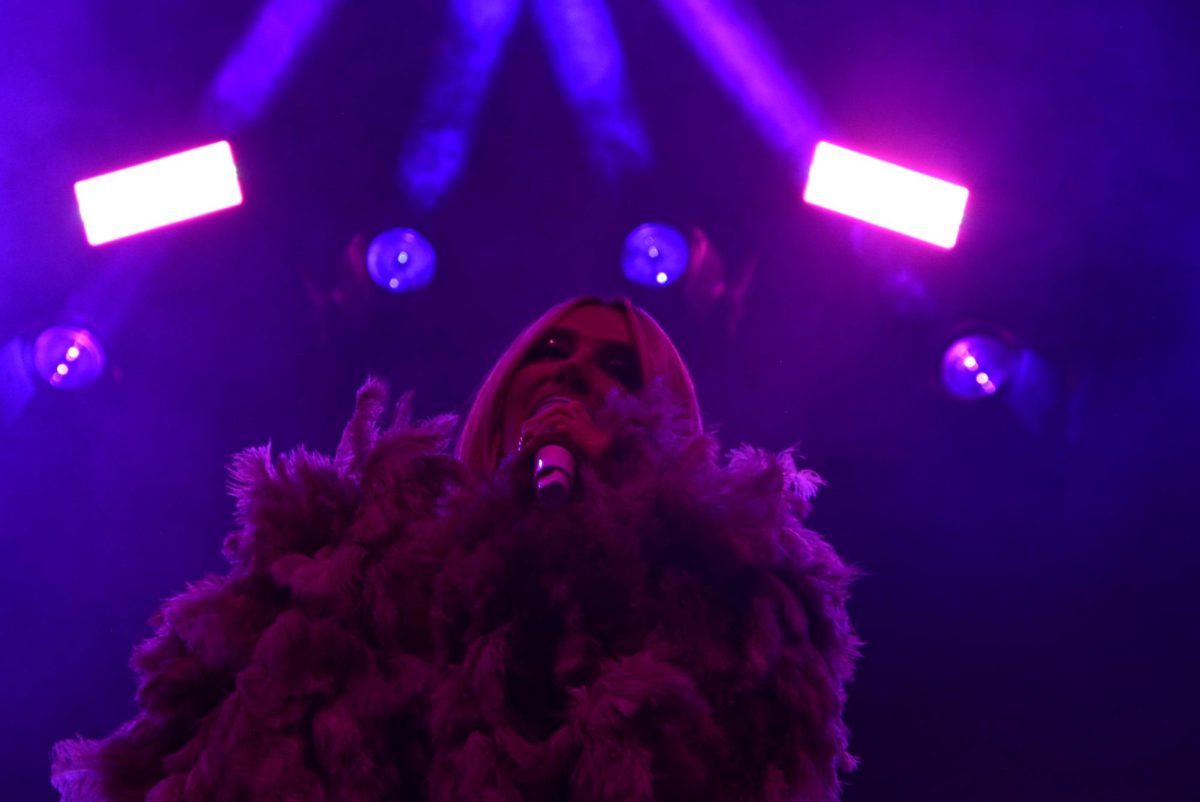 Kesha Performs during her superjam at This Tent during Bonnaroo Music & Arts Festival in Manchester Tenn. on June 13, 2026.