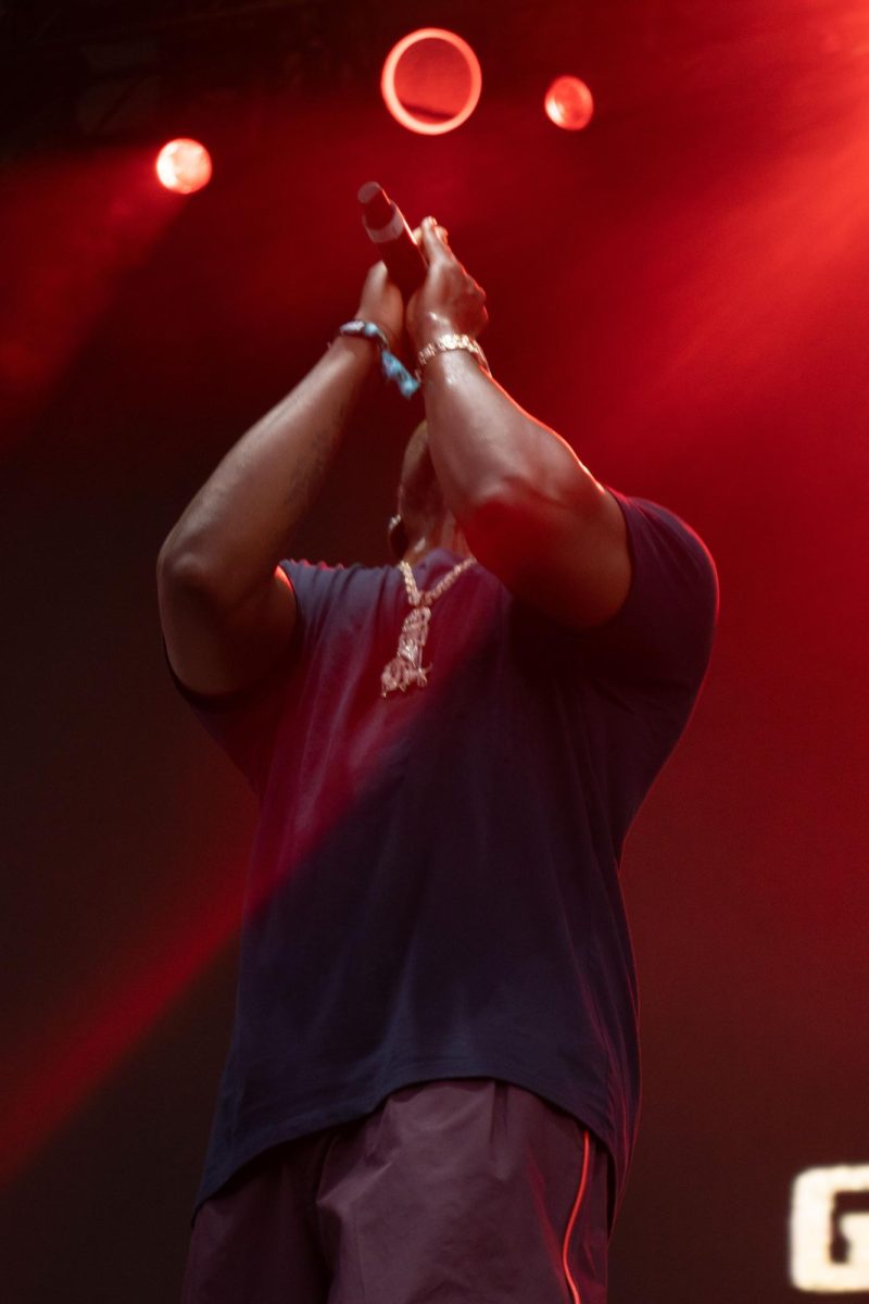 Clipse performing on the Which Stage at Bonnaroo Music & Arts Festival, 2026. 