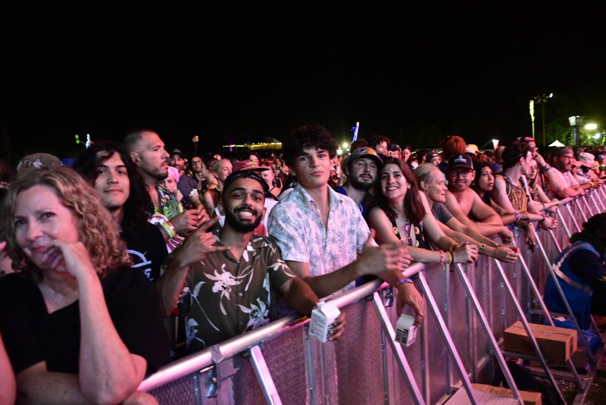The crowd waits excitedly for The Strokes at Bonnaroo Music & Arts Festival in Manchester, Tennessee, on June 12, 2026.